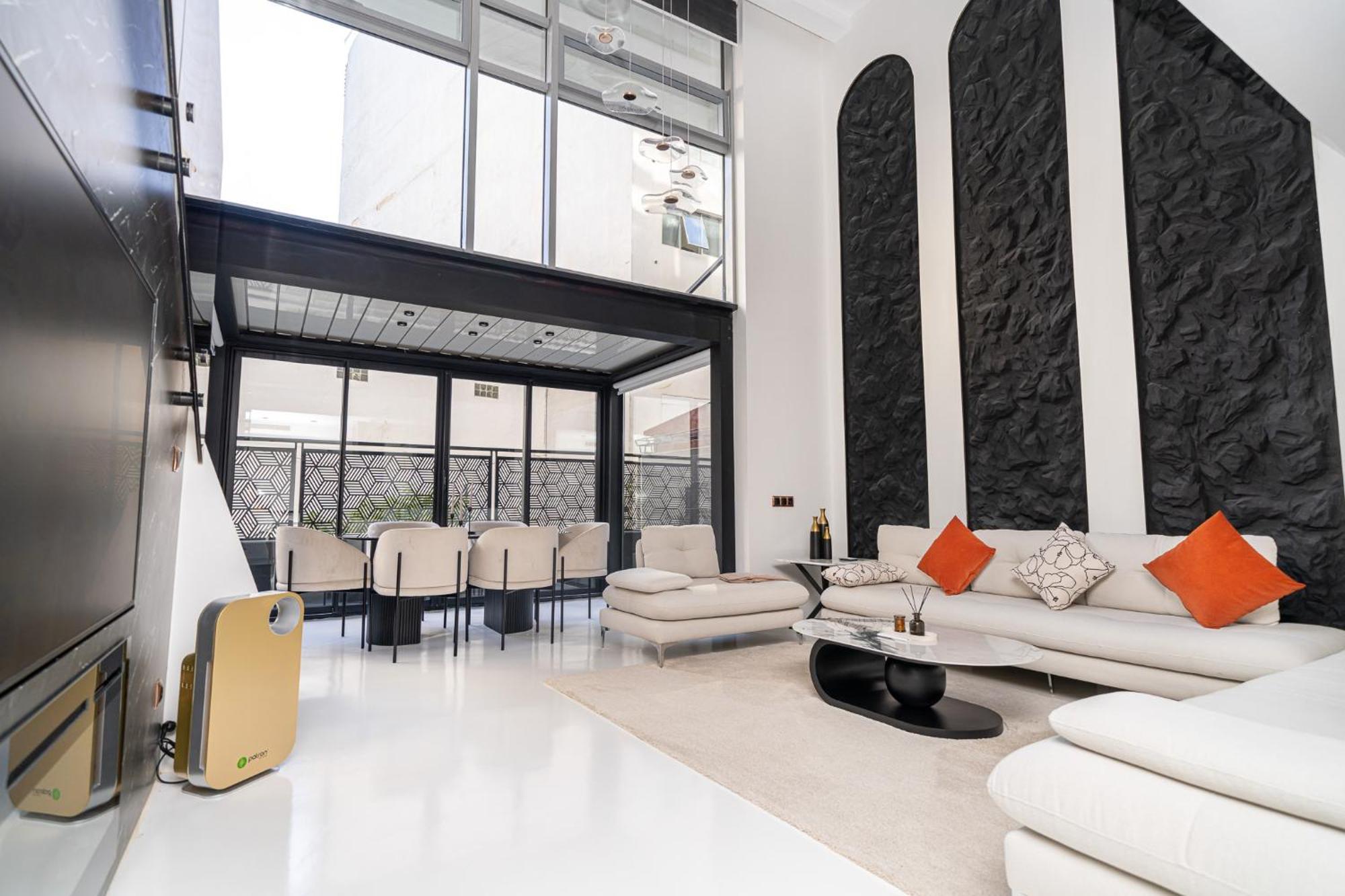 Apartament Ecrin Secret, Duplex Prestige, Proche Corniche & Medina, Piscine, Parking, Wifi, Iptv, Ac Tanger Zewnętrze zdjęcie