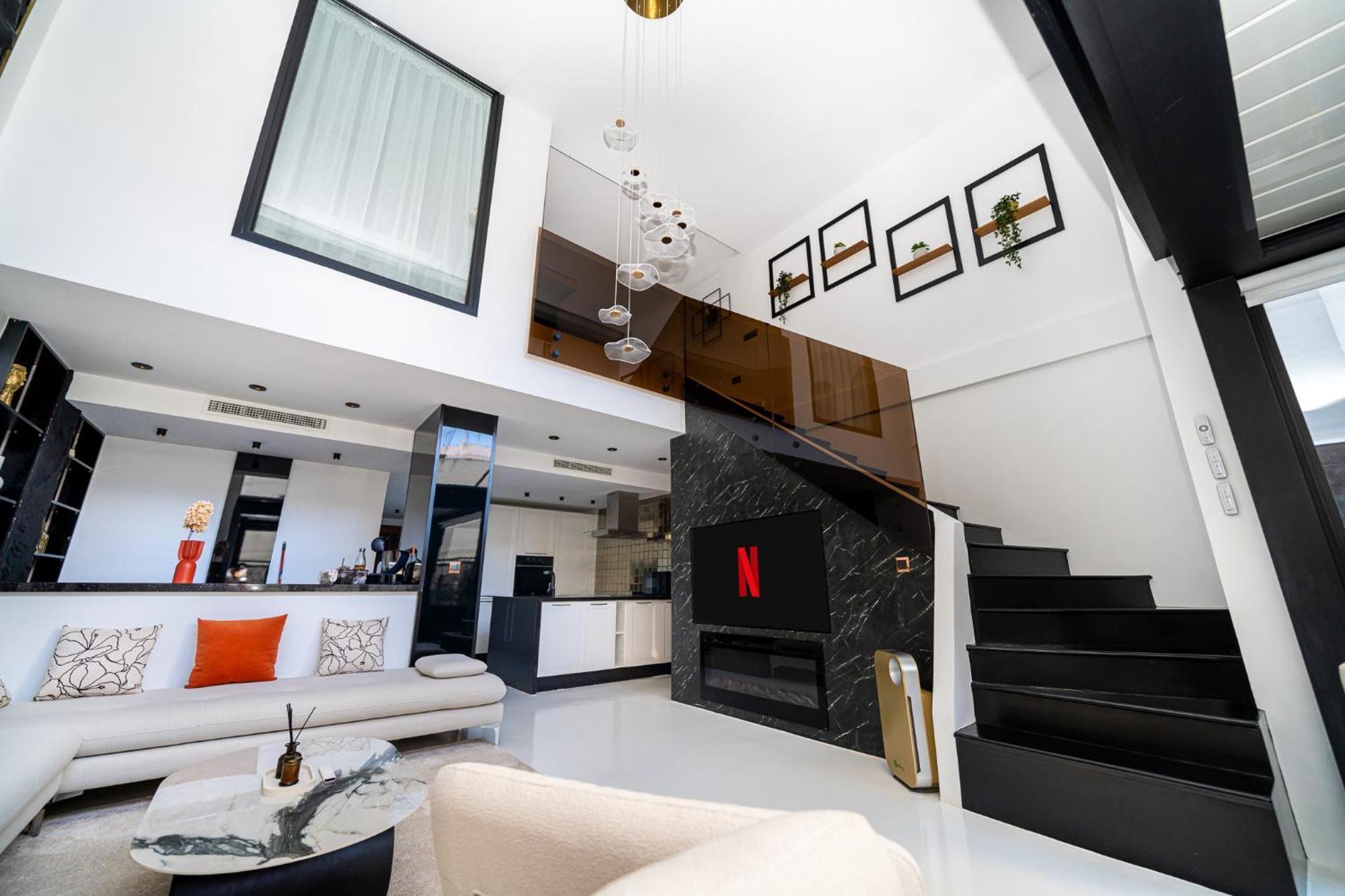 Apartament Ecrin Secret, Duplex Prestige, Proche Corniche & Medina, Piscine, Parking, Wifi, Iptv, Ac Tanger Zewnętrze zdjęcie